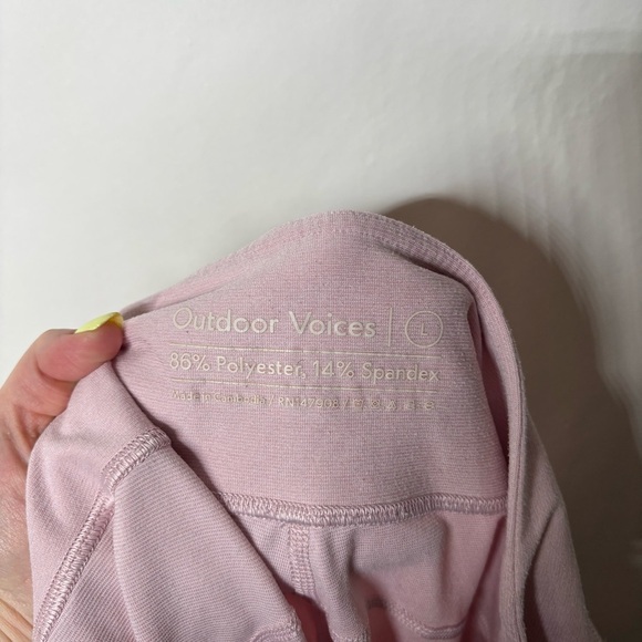 Outdoor Voices Colorblock Leggings size Large - Picture 6 of 9